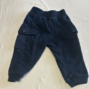 Tea - Kids Navy Cargo style jogger Pants